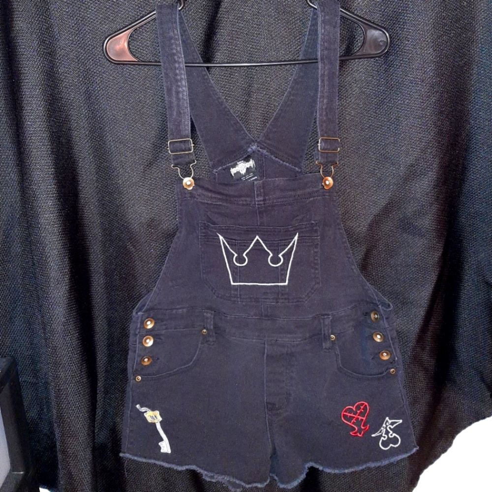 Hot topic Disney Kingdom Hearts Overalls